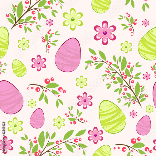 Seamless easter pattern