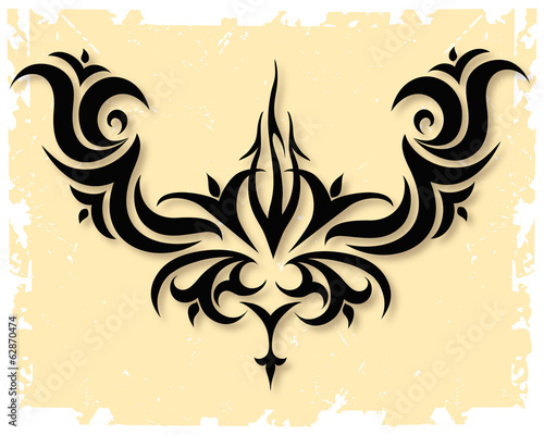 tattoo design for vector silhouette