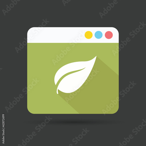 Leaf symbol,vector