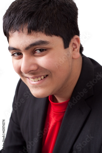 Portrait of a happy east indian teenager