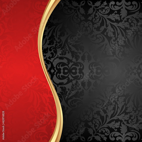 black and red background