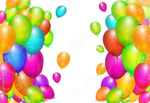 Flying Balloon background
