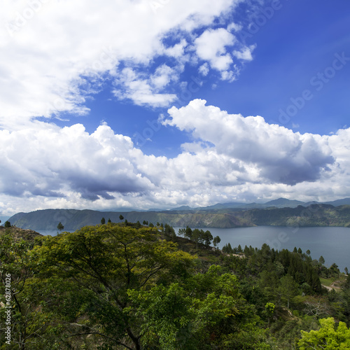 Hills Around Lake Toba.