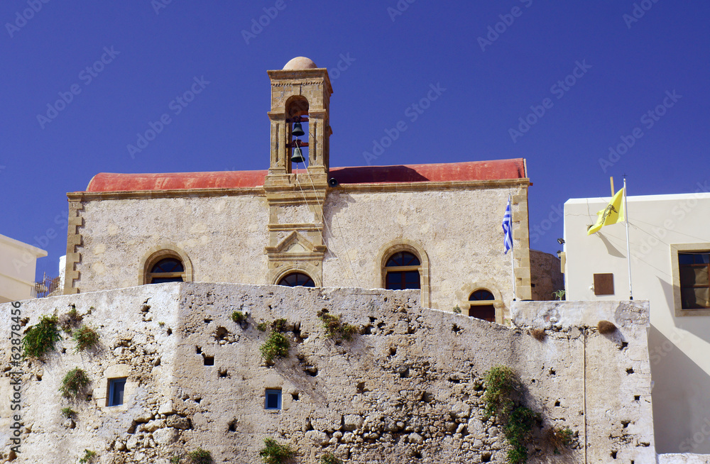 Orthodox monastery on the island of Crete.