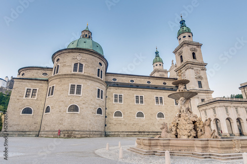 Salzburg Cathedral (Salzburger Dom) at Residenzplatz, Austria