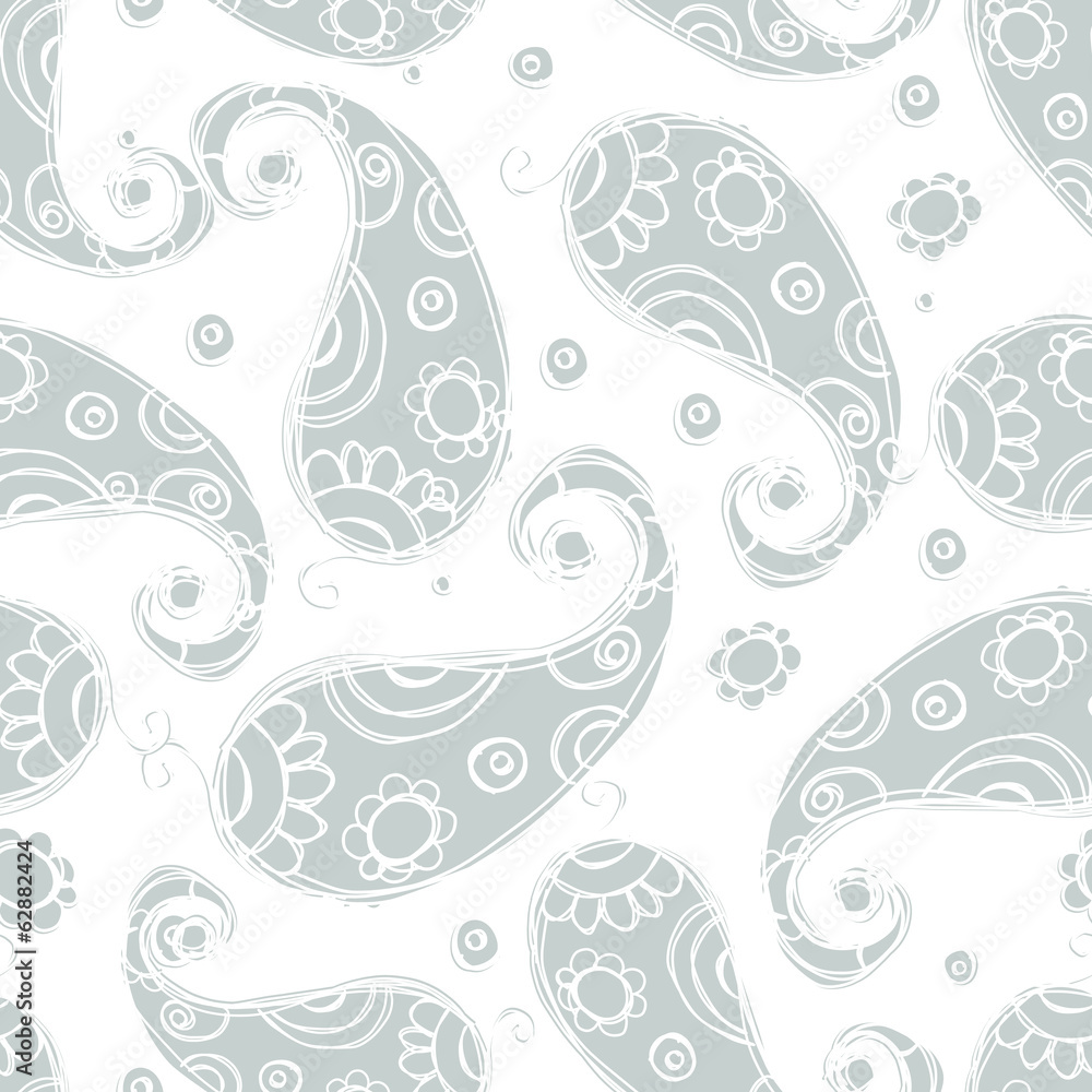 Vintage floral seamless pattern for your design