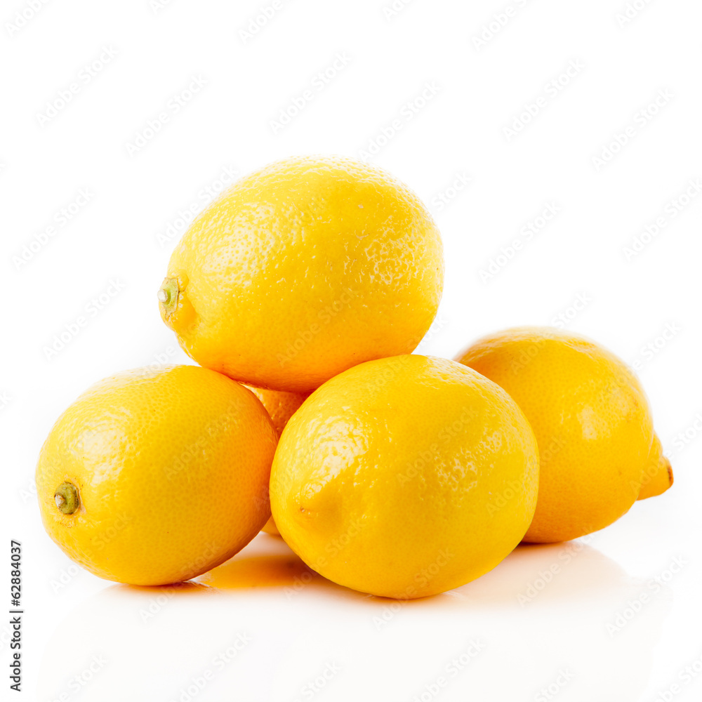 lemons isolated on white lemons isolated on white