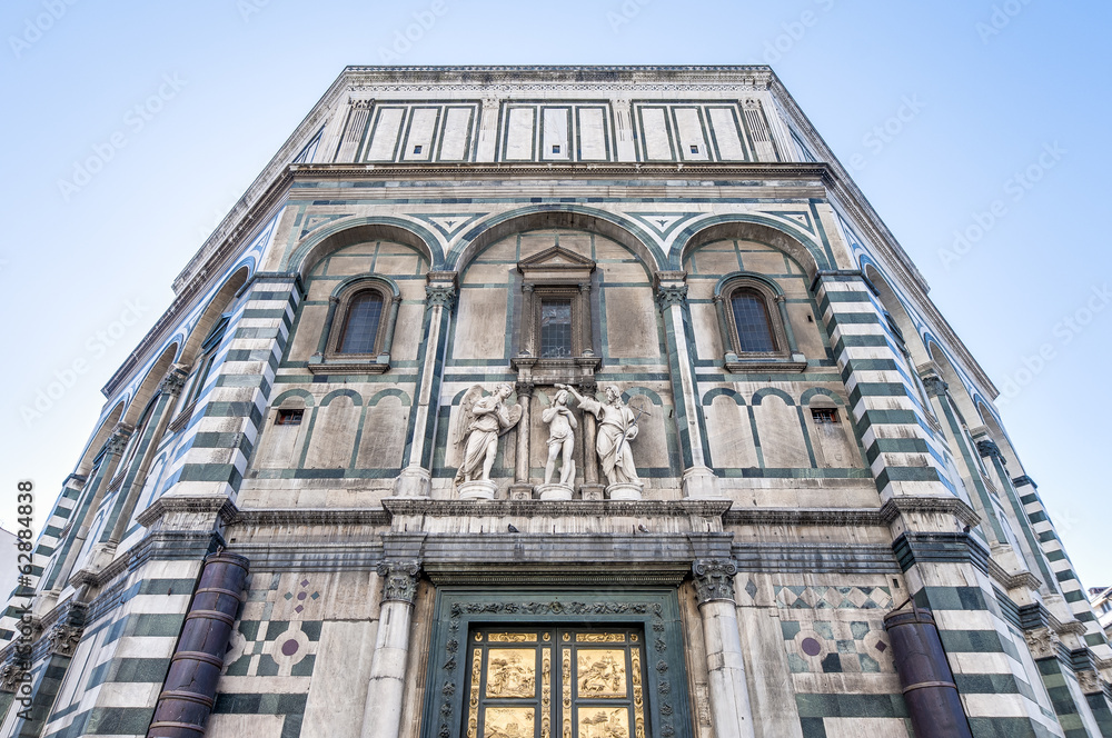 The Battistero di San Giovanni in Florence, Italy