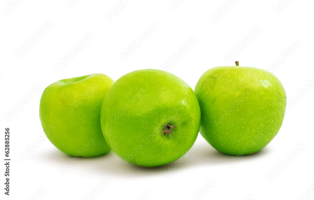 green apple isolated green apple isolated
