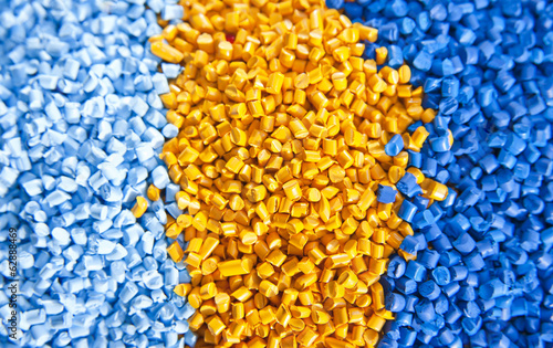 Obraz na płótnie plastic polymer granules