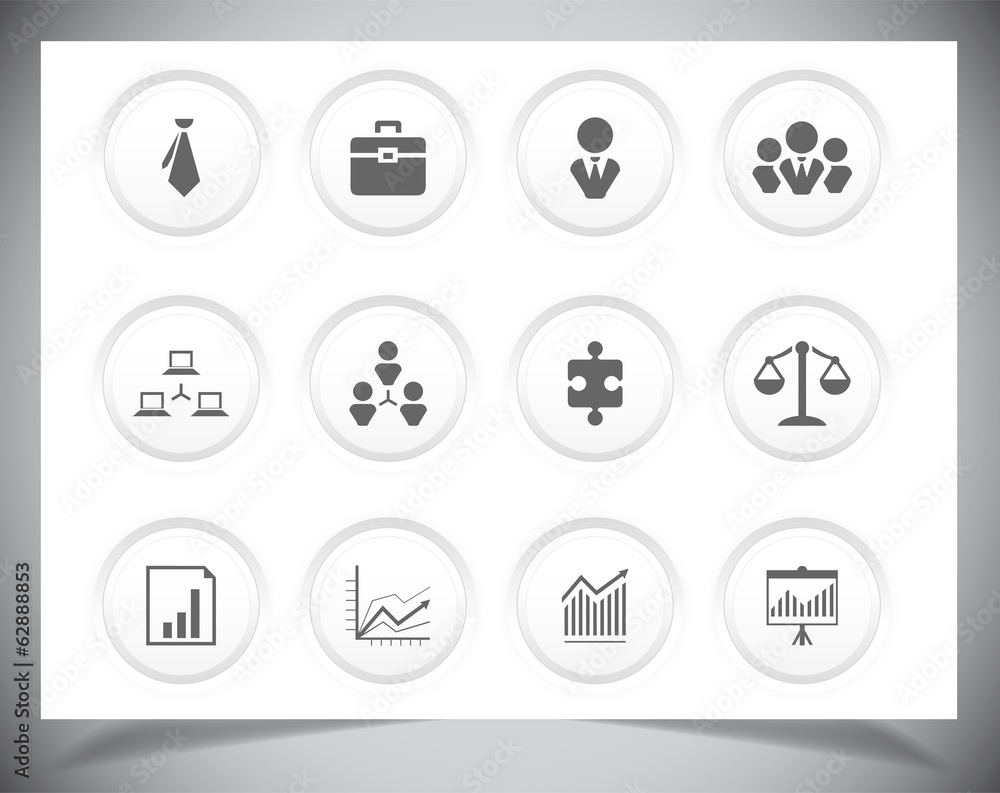 Set of business icons Set of business icons