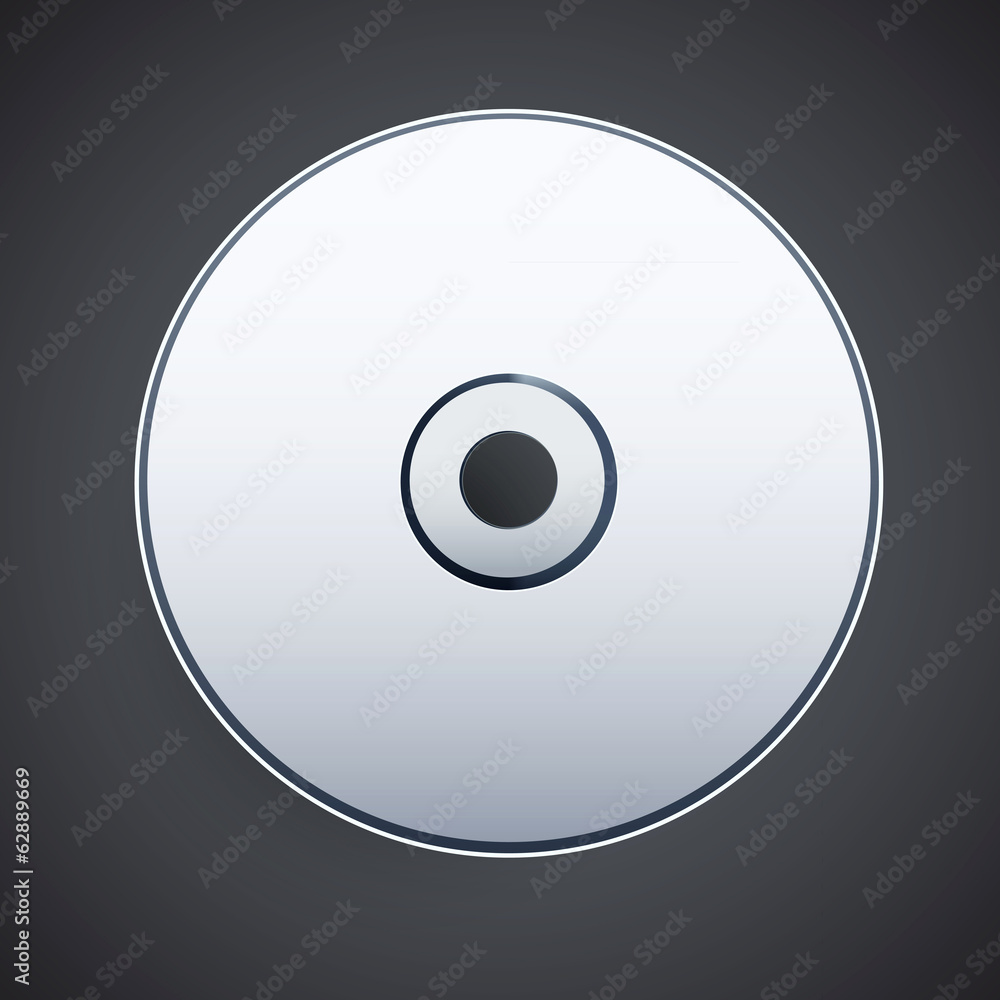 Empty Cd over black background. Vector design. Empty Cd over black background. Vector design.