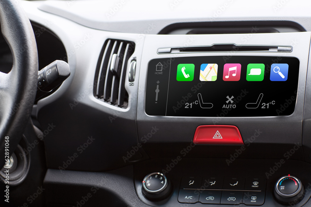 beauty in the car and touch play auto smart system