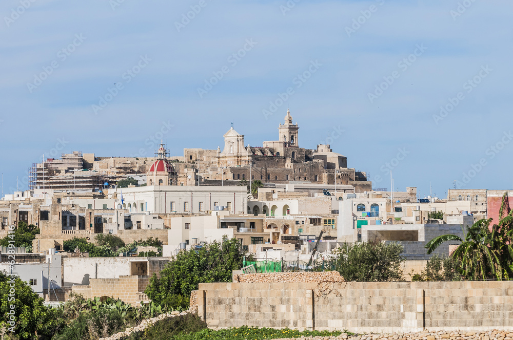 Cathedral in Rabat (Victoria), Gozo Island, Malta.