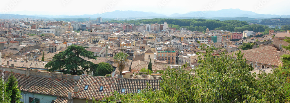 Panorama view of spanish city