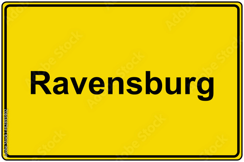 Ortsschild Ravensburg