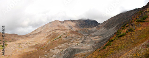 Mountain Valley on the Kamchatka