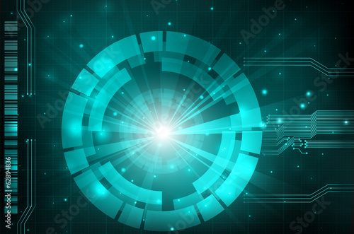 Technik Hintergrund grün