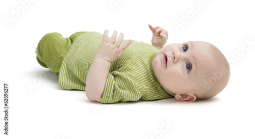 toddler isolated on white background
