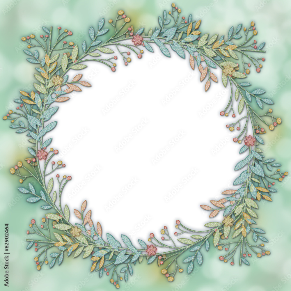 Wreath Frame Background Wreath Frame Background