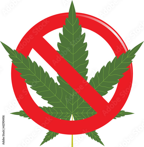 Marijuana prohibit sign