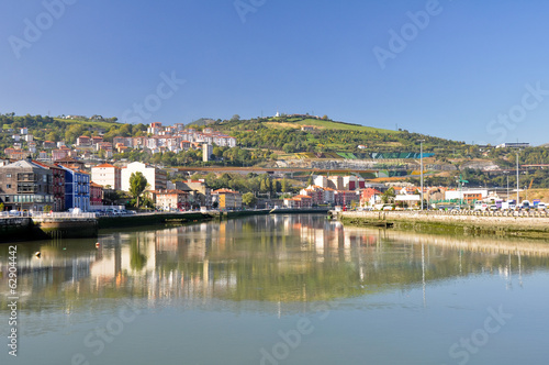 Nervion river at Bilbao (Spain)