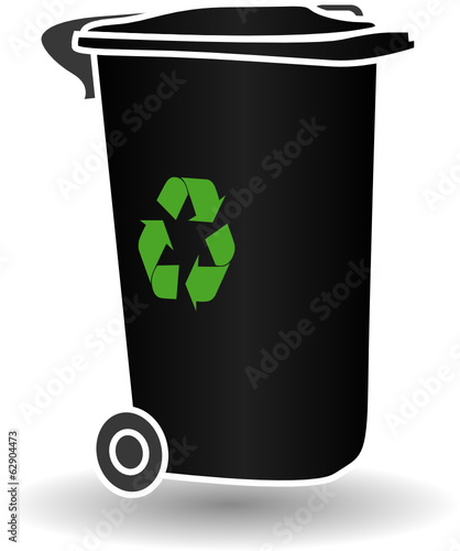 recycle garbage can