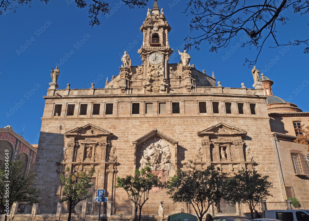 Santos Juanes church in Valencia, Spain.