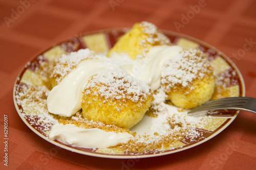 Cottage cheese dumplings