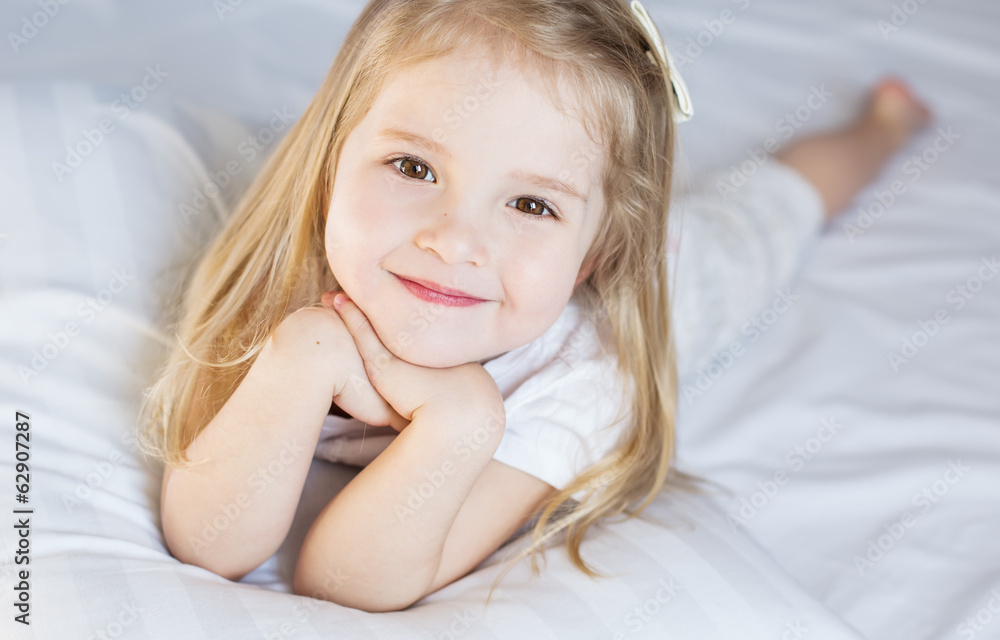 Adorable smiling little girl Adorable smiling little girl