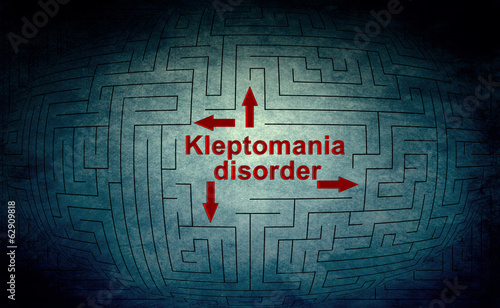 Obraz na plátně Kleptomania disorder