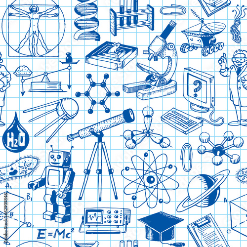 Science And Education Seamless Pattern #62909846