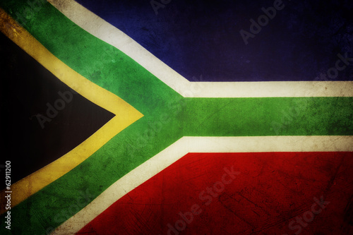 Grunge South African Flag #62911200