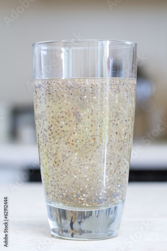 Chia seed energy drink photo