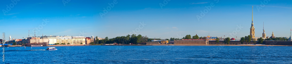 View of St. Petersburg in summer day