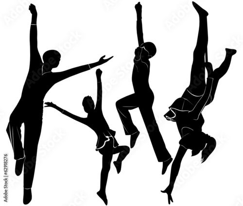 acrobats gymnasts