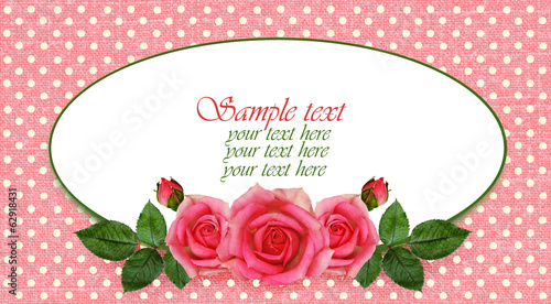 Rose flowers arrangement an...