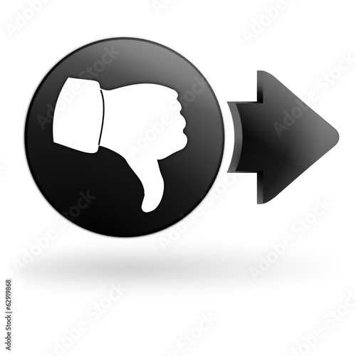 j'aime pas sur bouton noir