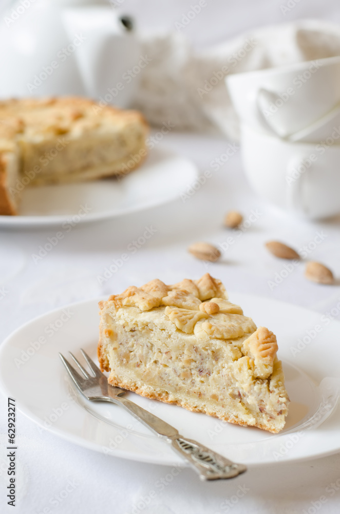 pie patterned in the form of flowers pie patterned in the form of flowers