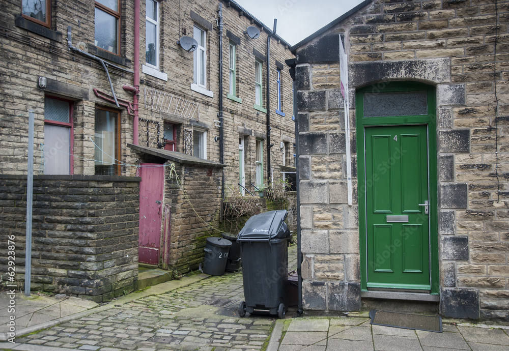 Naklejka premium cobbled back streets