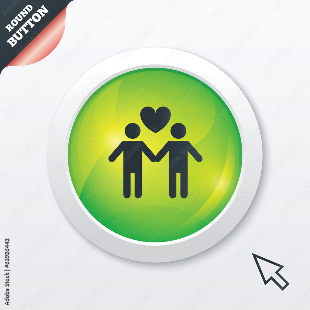 Couple sign icon. Male love male. Gays. Couple sign icon. Male love male. Gays.