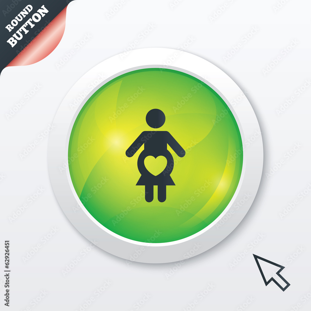 Pregnant sign icon. Pregnancy symbol. Pregnant sign icon. Pregnancy symbol.