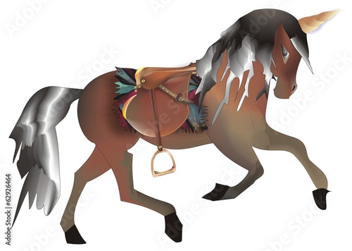 Cavallo unicorno 1