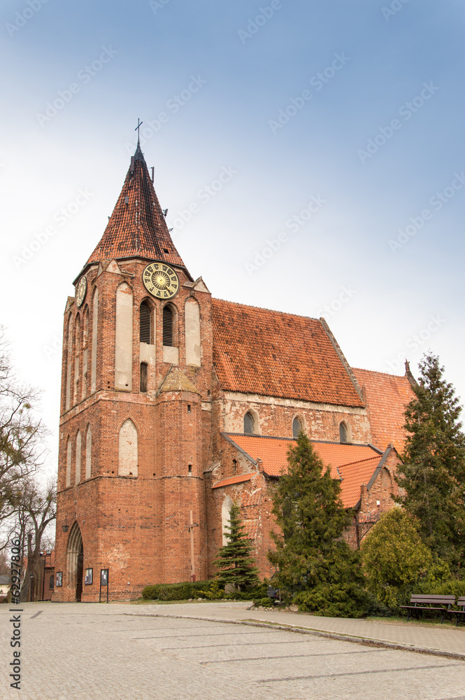 Fototapeta premium Church of the Exaltation of the Holy Cross, Pruszcz Gdanski