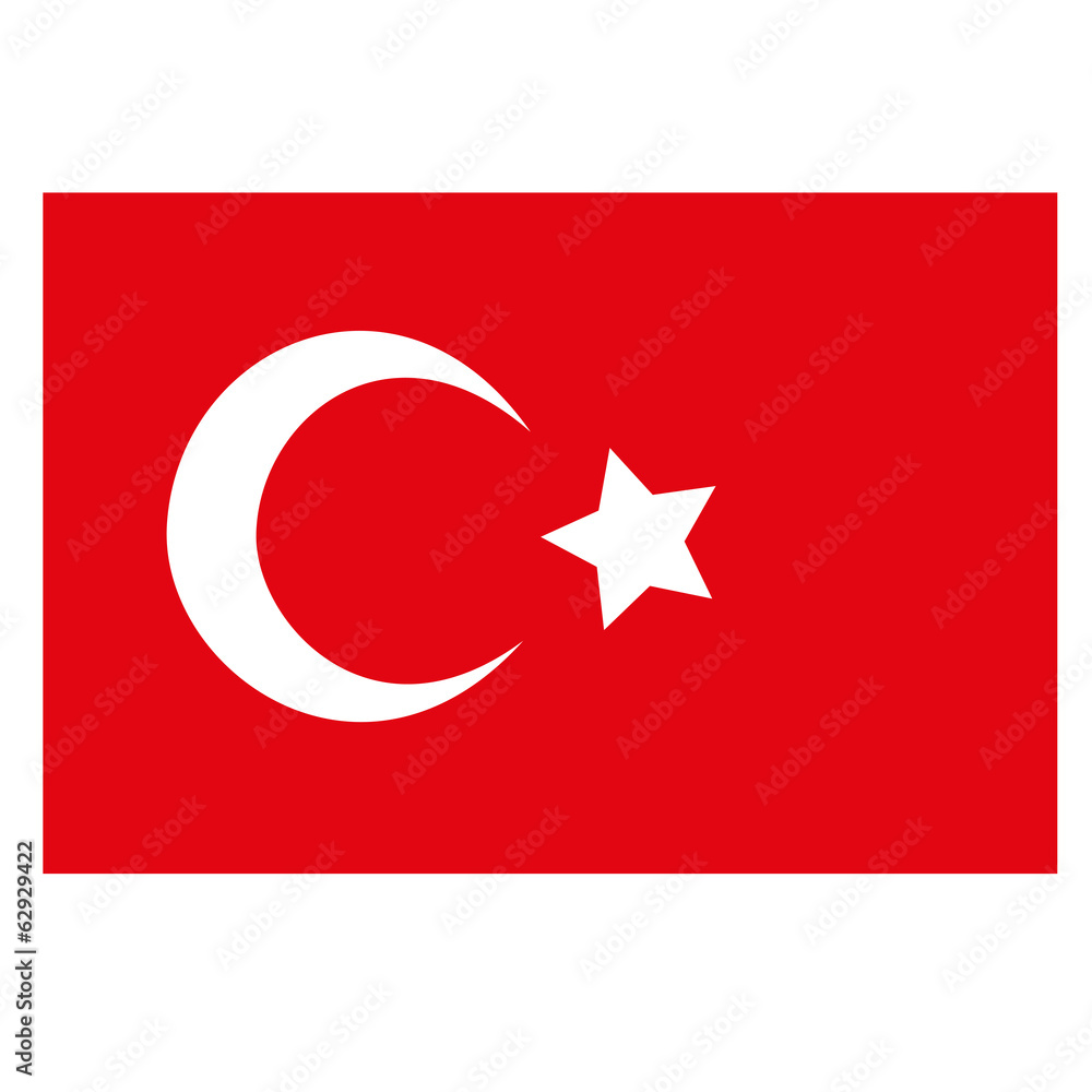 Tunesien Flagge Icon Button