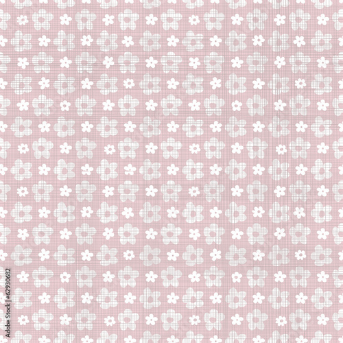 geometric pink seamless background with fabric texture