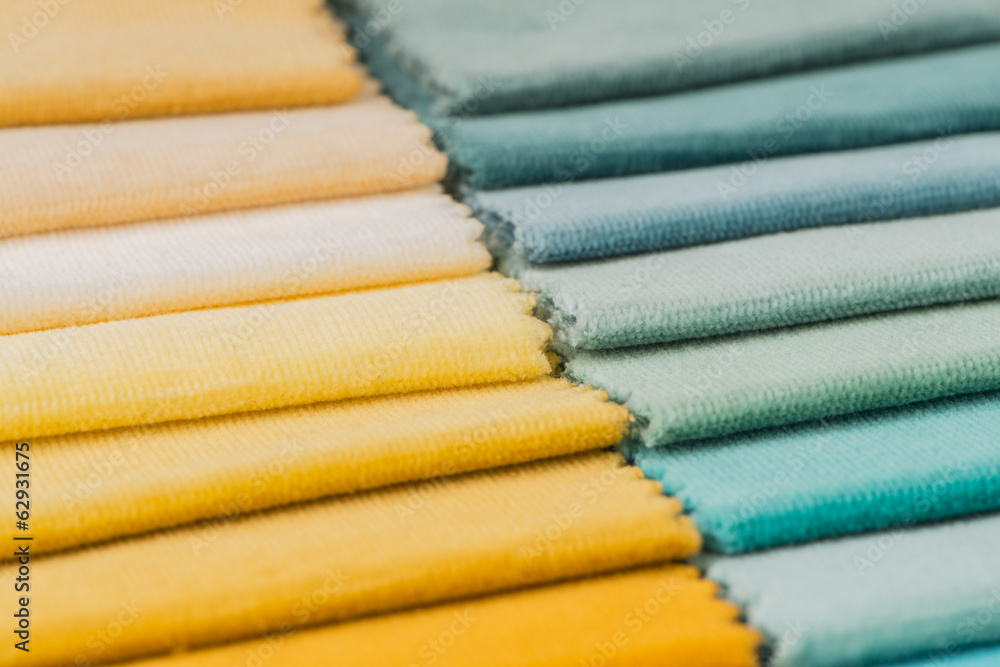 Obraz premium Multi color fabric texture samples