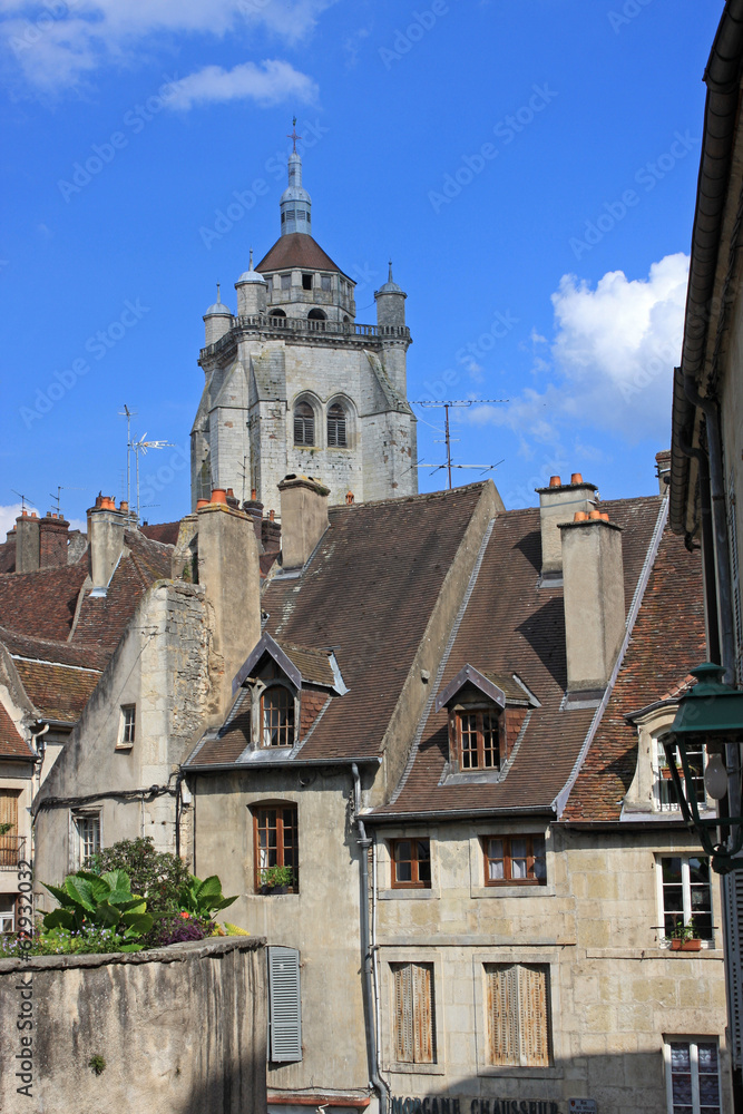 Obraz premium street in Dole,France