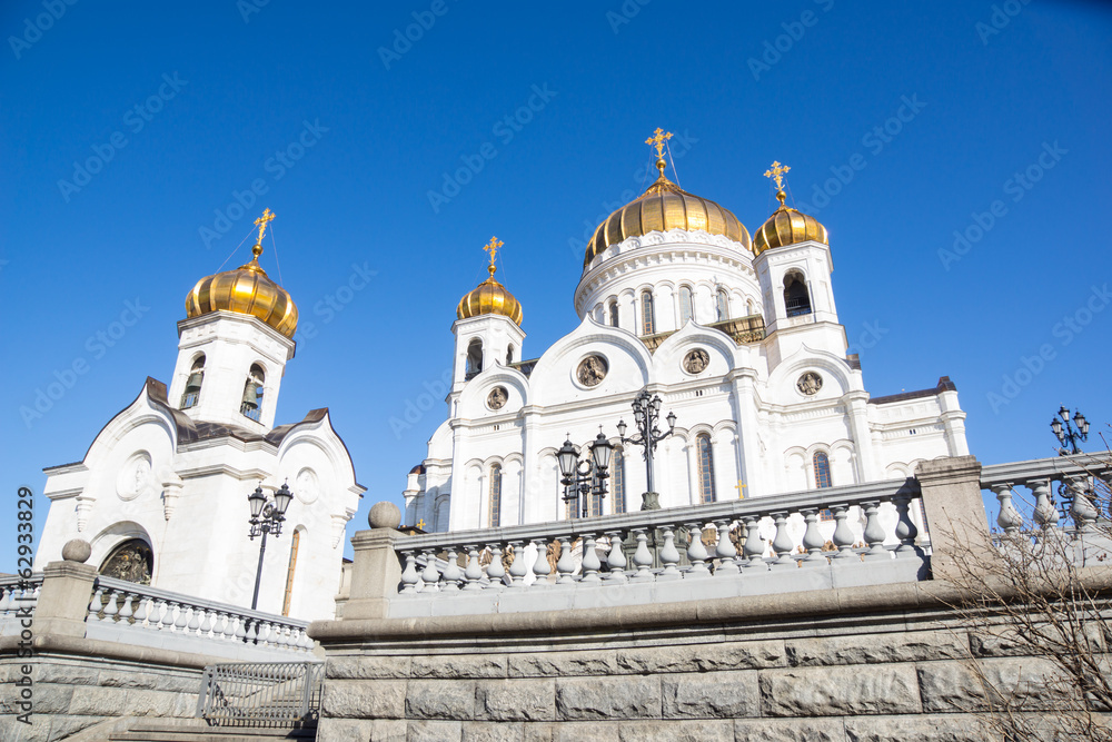 Spring in Moscow - Cathedral of Christ the Savior