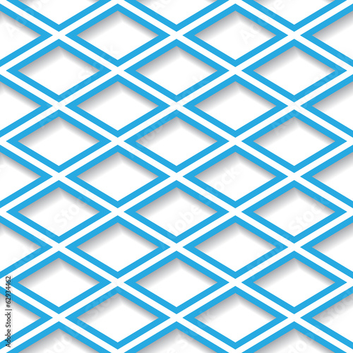 Abstract blue and white geometric seamless background. Eps10